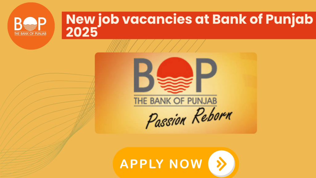 Vacancies at Bank of Punjab