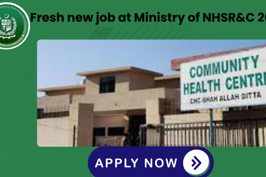 Job at Ministry of NHSR&C