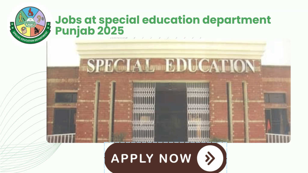 Jobs at Special Education Department Punjab